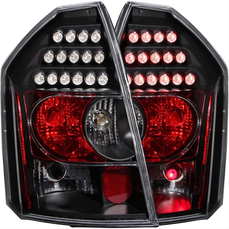 Anzo Black Housing LED Taillight Set 2005-2010 Chrysler 300/300C